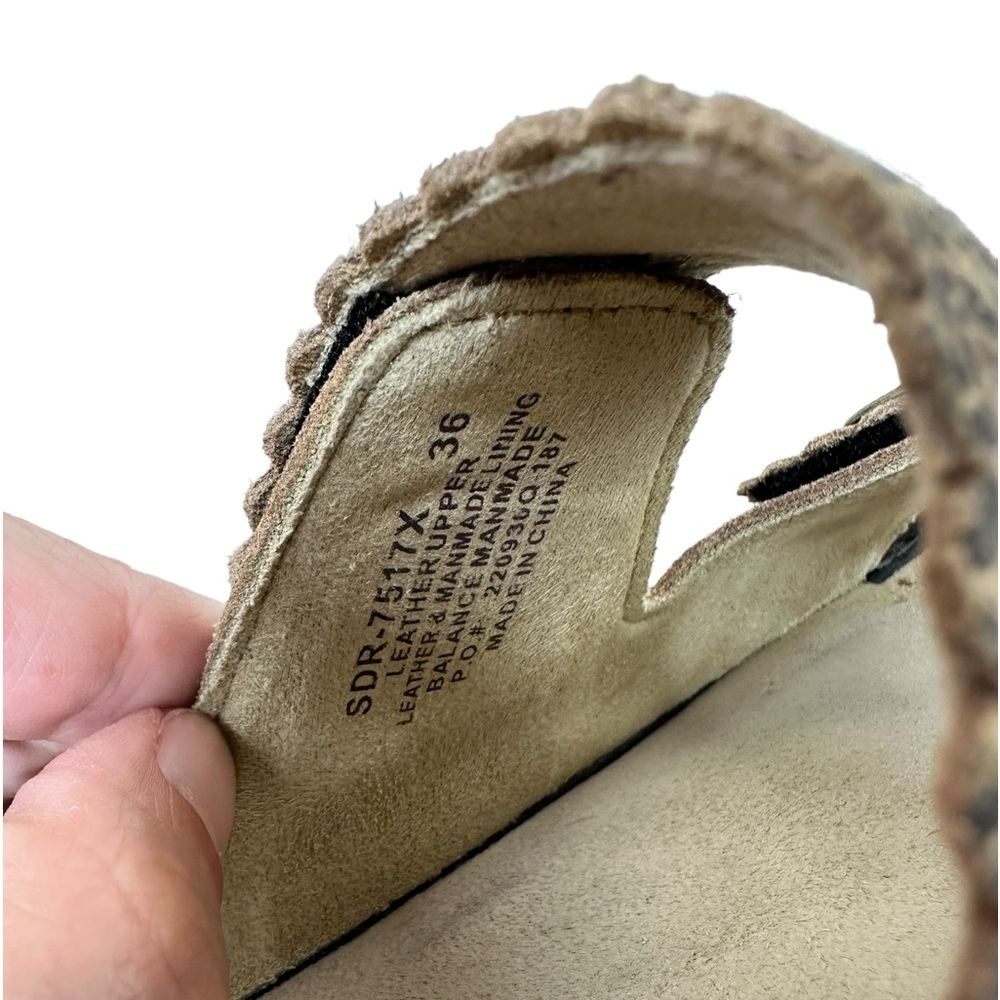 Alegria Women’s Sandra Freedom Rock Leather Adjustable Slide Sandals Clogs Size6 - Picture 7 of 8